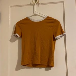 Divided crop top